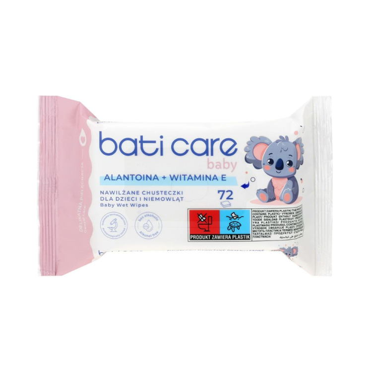 BATI CARE BABY Chusteczki nawilżane 72 sztuki RAVI
